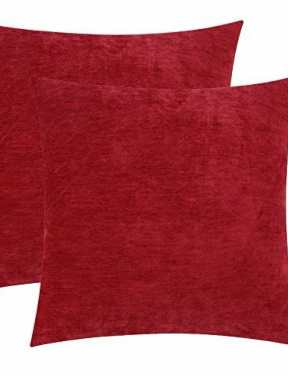 Red Velvet Decorative Throw Pillow Covers